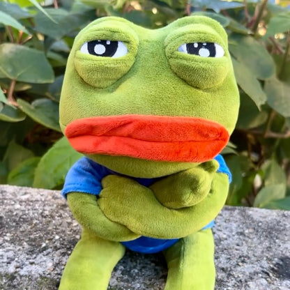 Peluche Gigi rana 45 cm – vista frontale