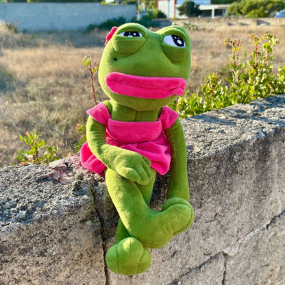 Peluche Gigia rana 45 cm – vista frontale